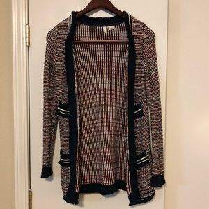 Anthropologie Moth Multi Color Cardigan